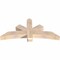 Ekena Millwork Alberta Smooth Timber Gable Bracket, Douglas Fir, 60"W x 27"H x 5 1/2"D x 5 1/2"F, 11/12 Pitch GBW060X27X0606ALB00SDF - alternate 3
